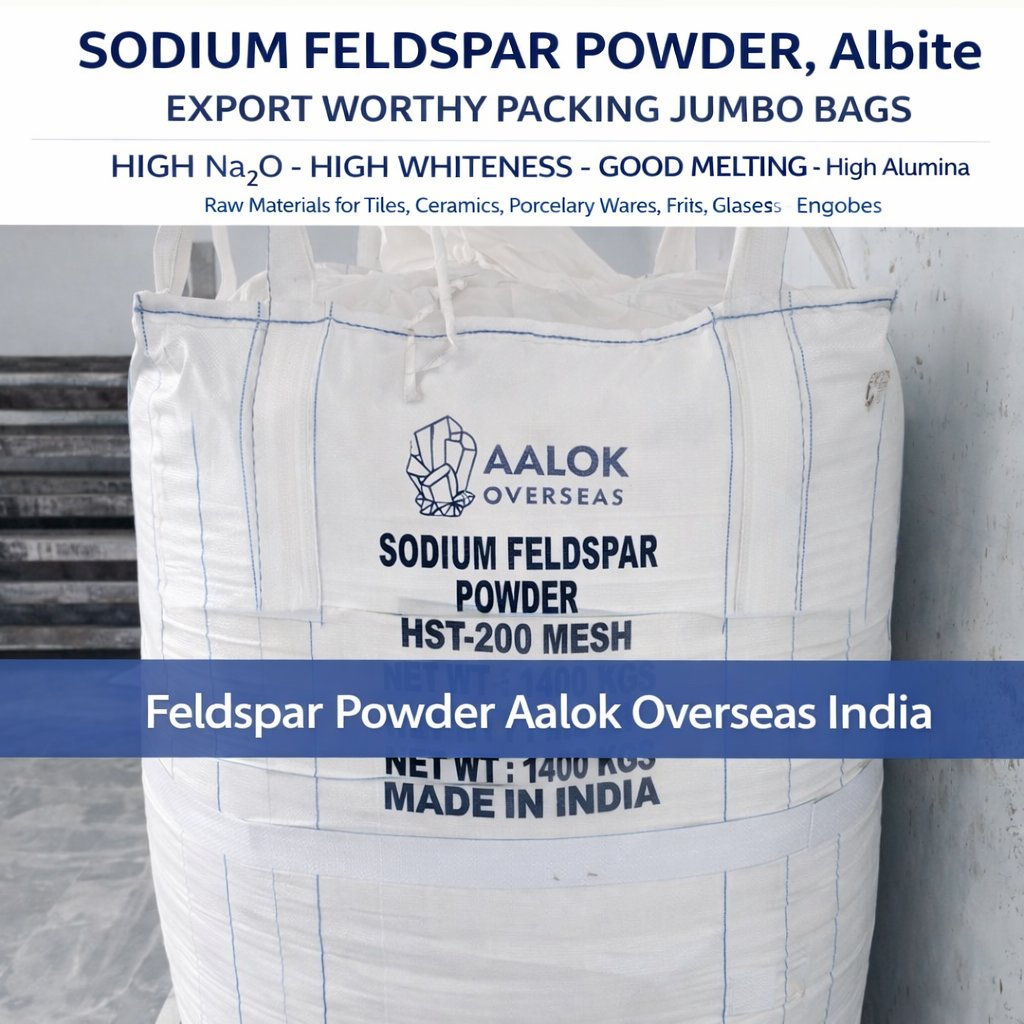 AalokOverseas's tweet image. Soda Feldspar – Aalok Overseas India 🇮🇳

✔ Consistent melt behavior
✔ Better glaze flow
✔ Energy-efficient firing

Ideal for tiles, porcelain &amp;amp; sanitary ware

#SodaFeldspar #CeramicRawMaterials #TileProduction #Glazing #IndiaExports