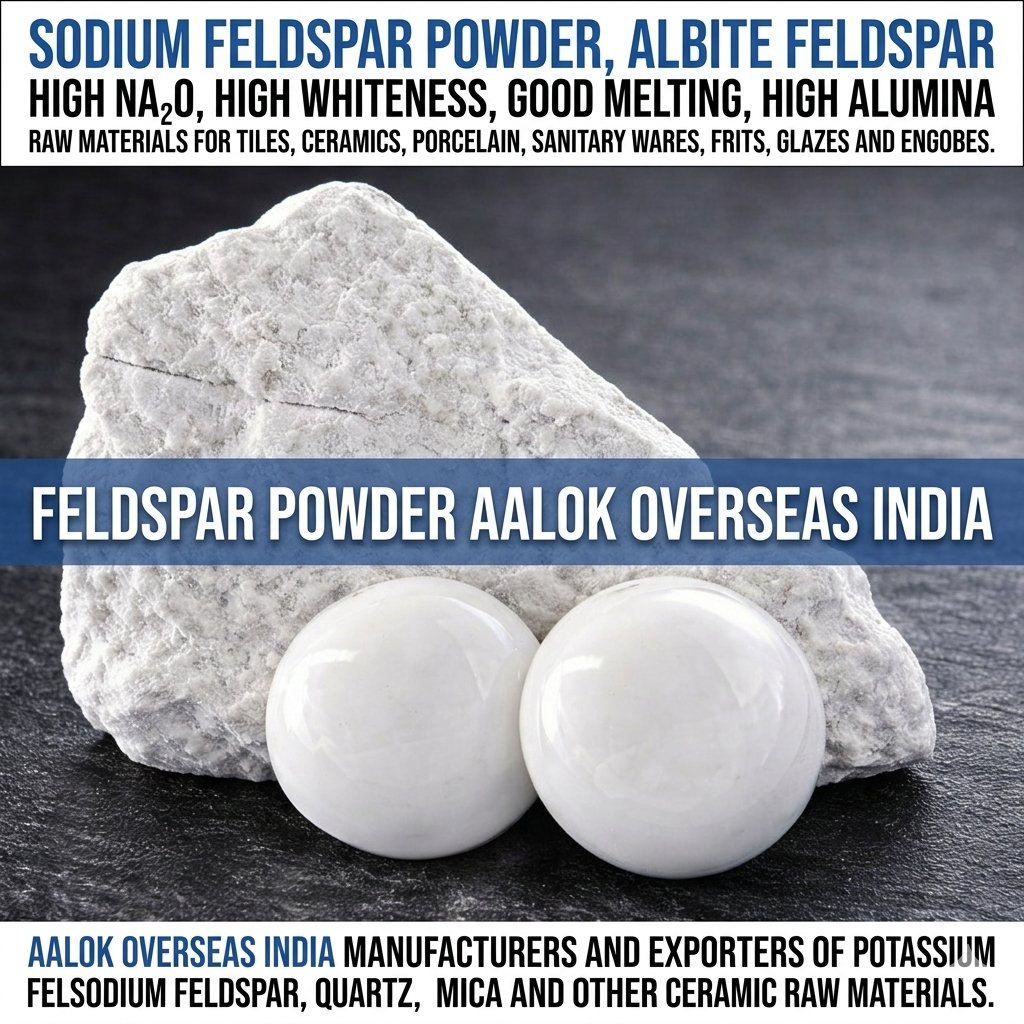 AalokOverseas's tweet image. Soda Feldspar – Aalok Overseas India 🇮🇳

✔ Consistent melt behavior
✔ Better glaze flow
✔ Energy-efficient firing

Ideal for tiles, porcelain &amp;amp; sanitary ware

#SodaFeldspar #CeramicRawMaterials #TileProduction #Glazing #IndiaExports