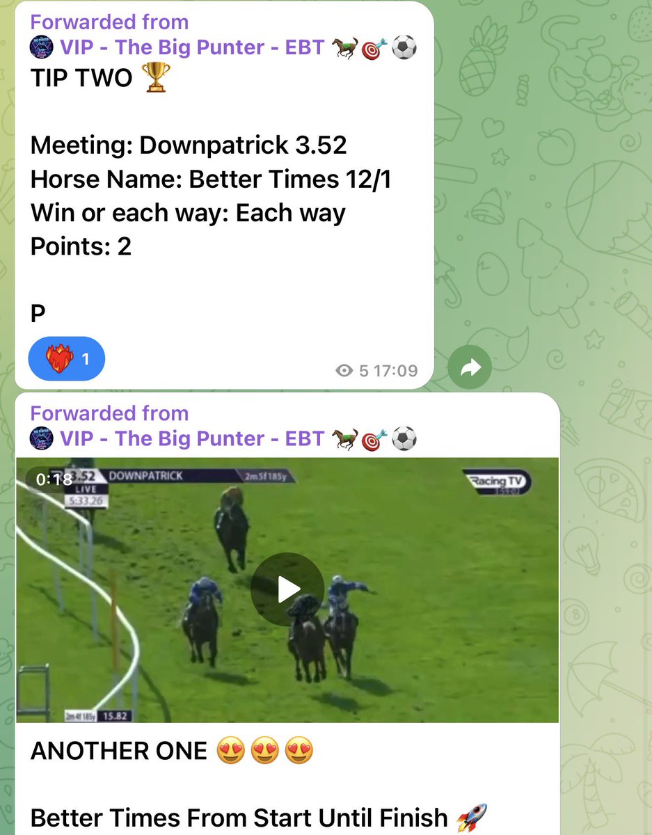 The_Big_Punter's tweet photo. I DID WARN YOU!

14/1 Winner 🏆
12/1 Winner 🏆
10/1 Winner 🏆

ALL IN ONE DAY!!!

WE ARE BACK!!! https://t.co/xZBBGdgMw7