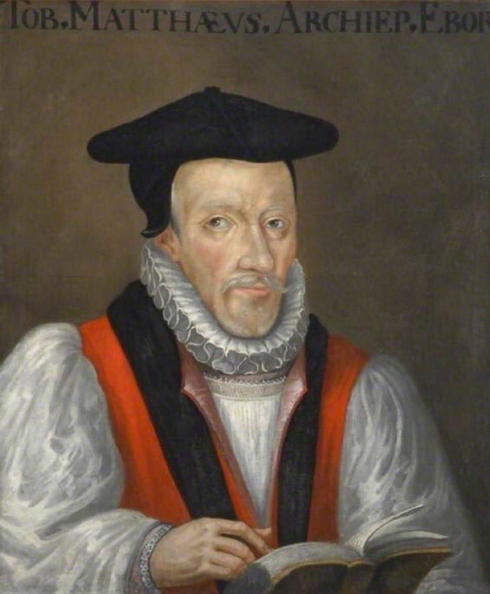 jdmccafferty's tweet image. 29 Mar 1628: d. Tobie Matthew Archbishop of #York #otd (Durham University)

Disinherited his sons, &amp;amp; left all to his wife.  One son &amp;amp; namesake was a convert to Catholicism &amp;amp; a patron of the #English Carmelites in exile &amp;amp; a translator of Teresa D’Avila.