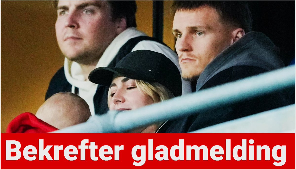 I Dagbladet er det 50/50 om denne saken handler om at skaden til Ødegaard er på bedringens vei eller om de skal ha barn nr 2.