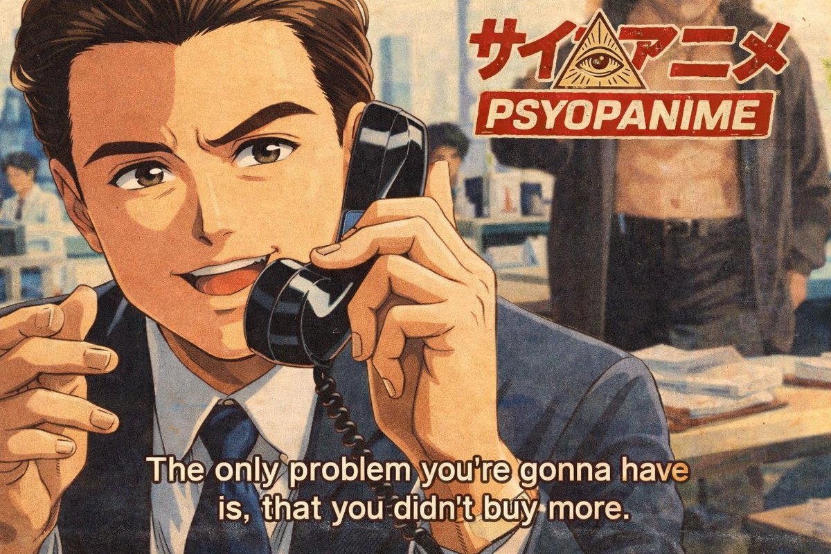 The only problem you're gonna have when it comes to $PSYOPANIME is that you didn't buy more...