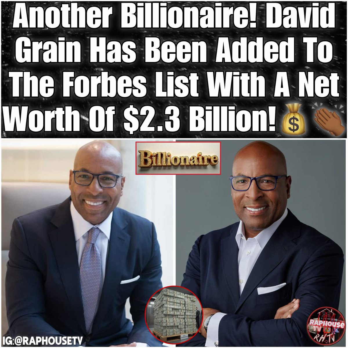 Another Billionaire! David Grain Has Been Added To The Forbes List With A Net Worth Of $2.3 Billion! 💰📈🚀