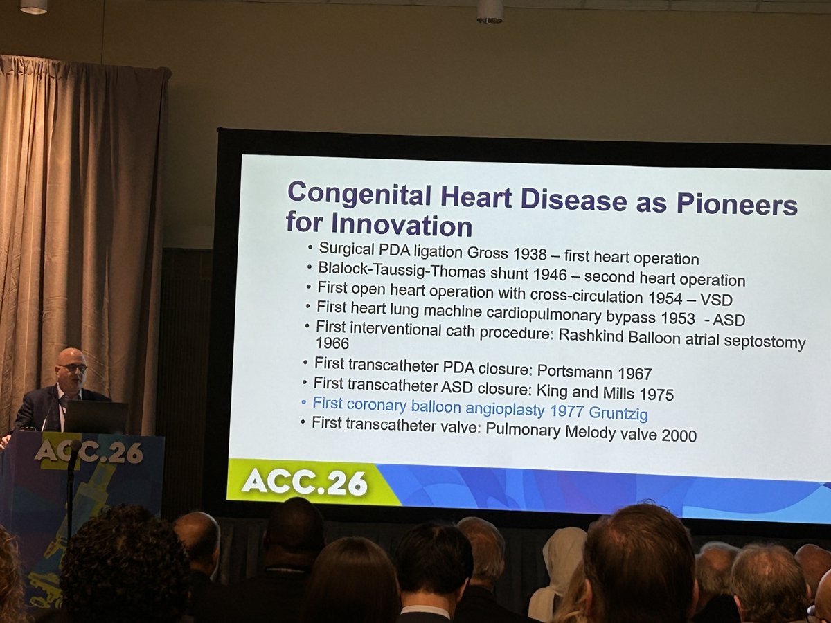AliZaidiMD's tweet image. Dr Barry Love in the house talking about Advances in Transcatheter ACHD therapies at ⁦@ACCinTouch⁩ #ACC26 in #NOLA ⁦@MountSinaiPeds⁩ ⁦@MountSinaiNYC⁩ ⁦@MountSinaiHeart⁩ #ACHD #CHD