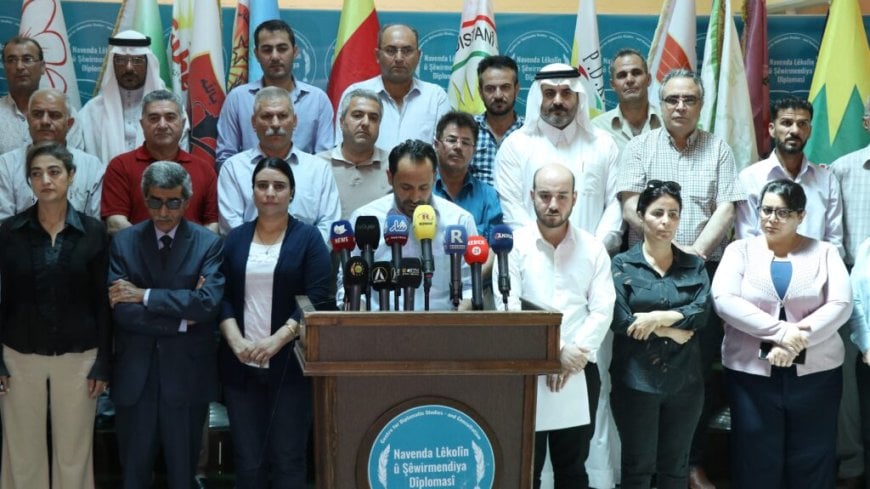 📍Rojava ve Suriye'deki 37 siyasi parti ve hareket, Kürdistan Federal Bölgesi'ne ve Neçirvan Barzani'nin evine yapılan saldırıyı kınayan ve Güney halkına desteklerini ifade eden ortak bir bildiri yayınladı.

t.me/Rojava_Gundemi