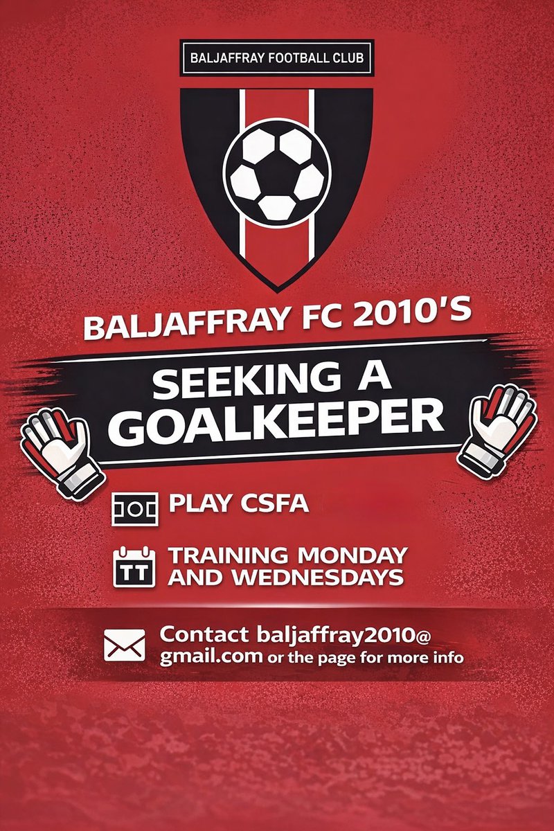 Baljaffray Football Club 2010’s tweet media
