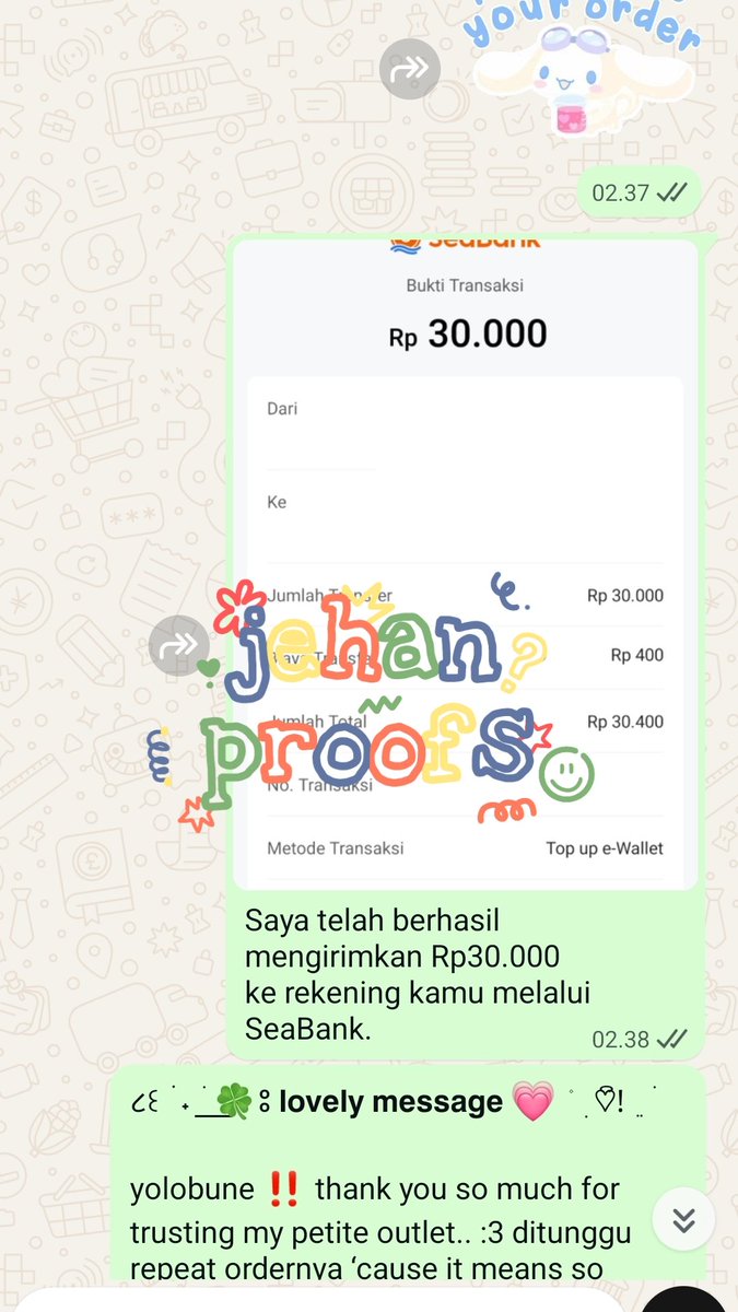 JEHAN ★ JASA CO SHOPEE VIP & CONVERT (FAST WA) tweet media