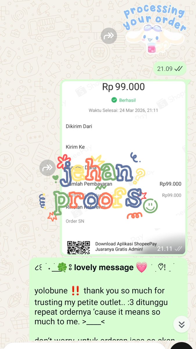 JEHAN ★ JASA CO SHOPEE VIP & CONVERT (FAST WA) tweet media