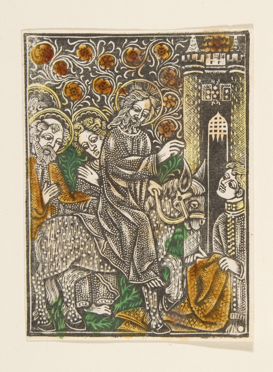 Palm Sunday - Christ's Entry to Jerusalem German, 15thC  (Met Museum)