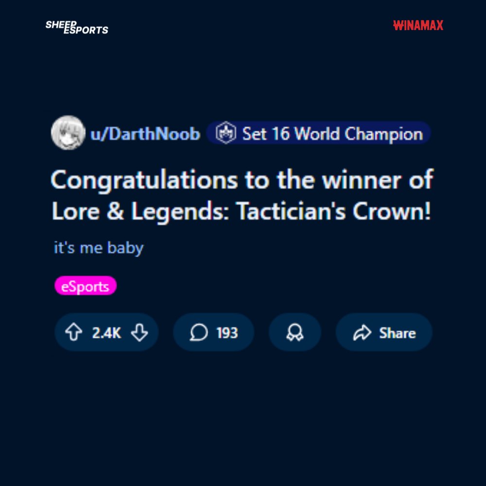 Sheep Esports tweet media