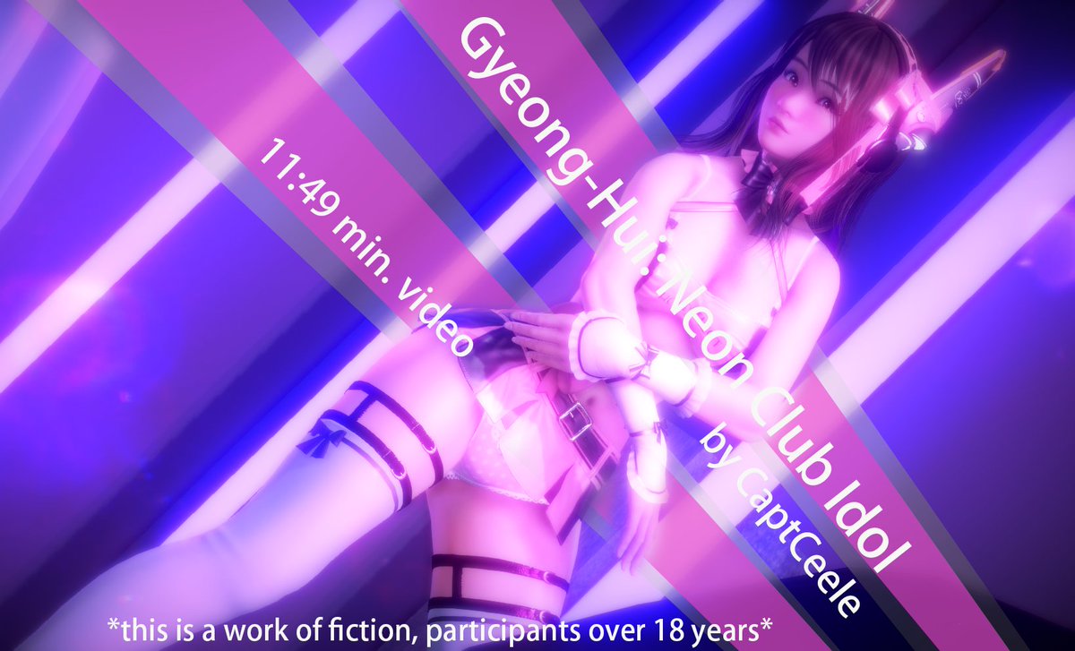 CaptCeele8's tweet photo. Gyeong-Hui: Neon Idol, 11:49min. video Hot Night Club dancer in 3P action,  and dance segment #3dcg #3dporn #nsfwtwtًً #lewd #R18 #3DNSFW #Patreon 

https://t.co/Dt04TIUib5 https://t.co/B2rCa9AZnU