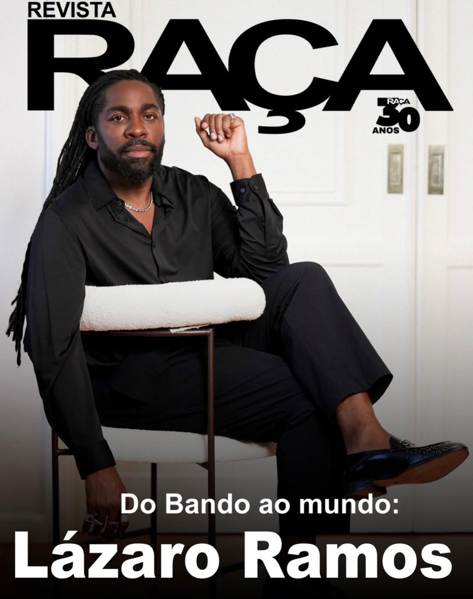 Acclaimed actor Lázaro Ramos for ‘Raça Magazine.’