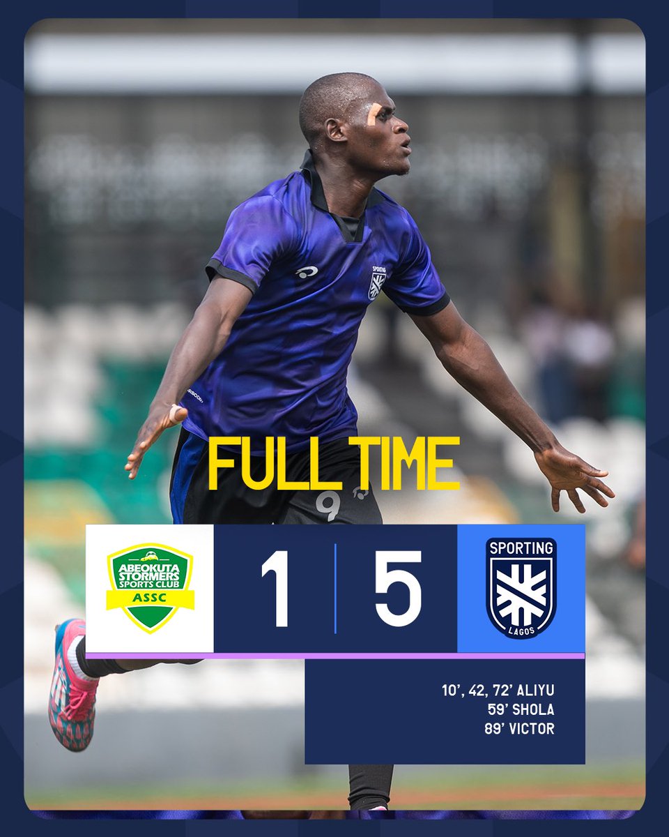 A 5 star performance in Abeokuta!!!

#SLFC #NNL26