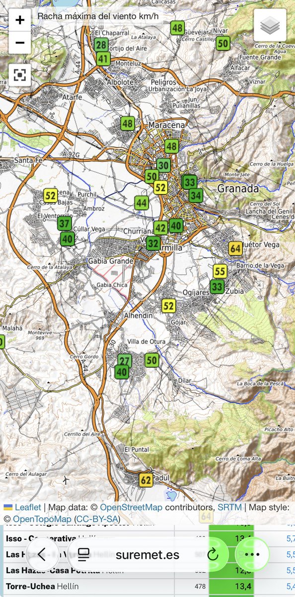 tiempo en Granada tweet media