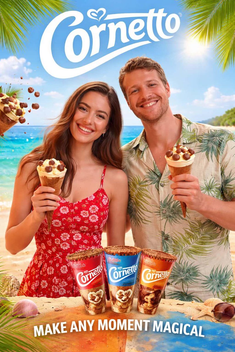 Kay_ss1's tweet photo. Merhaba Cornetto🍦
2026 yaz kampanyanız için öneride bulunmak istiyorum.Ava Yaman ve Burak Yörük enerjisi,uyumu ekran kimyası bu markanın ruhuyla inanılmaz örtüşüyor.Eğlenceli, genç,romantik yaz hissini çok güçlü bir şekilde yansıtacaklarını düşünüyoruz.
#AvBur @CornettoTR https://t.co/W89LodYmw1