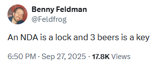 Benny Feldman tweet media
