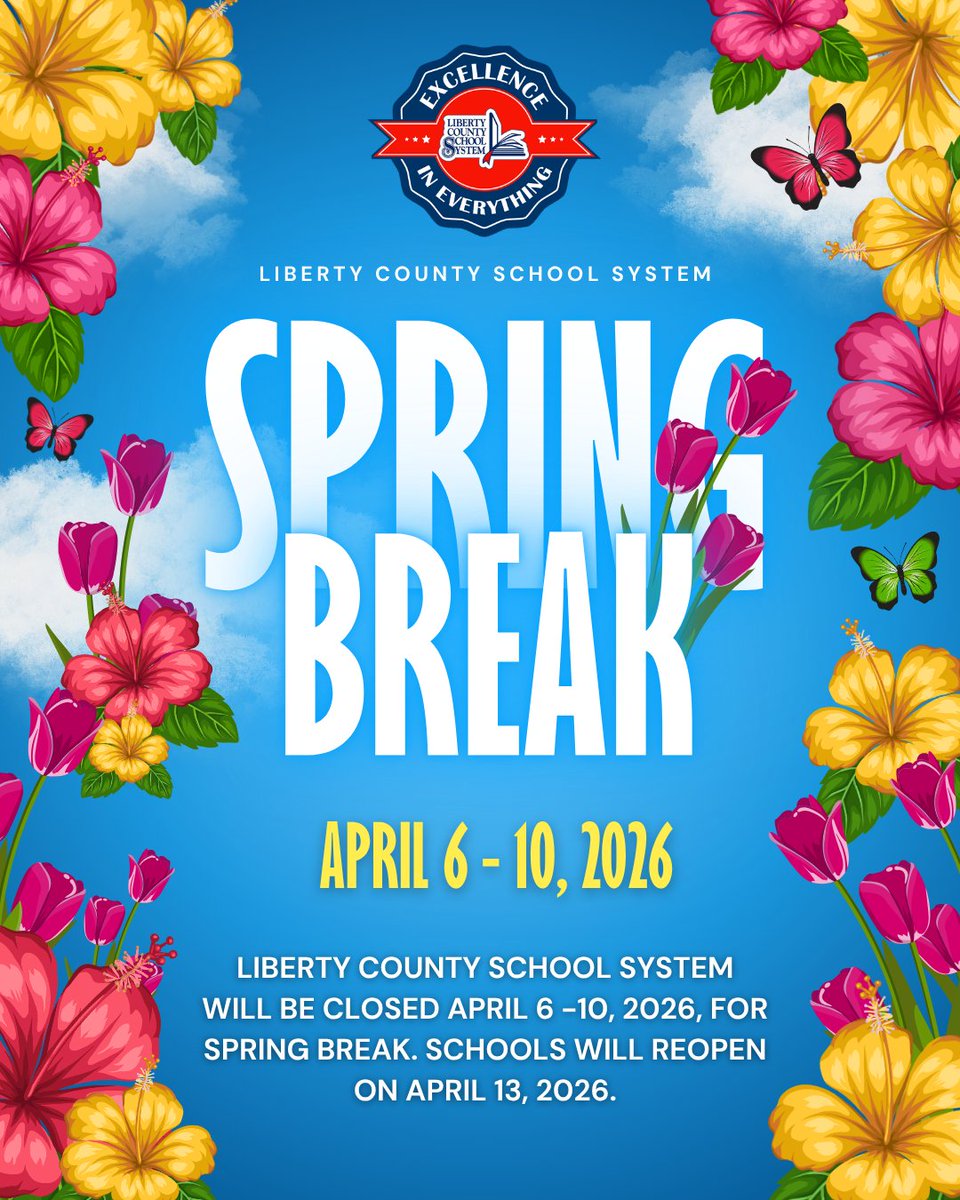 𝗟𝗖𝗦𝗦 𝗣𝗮𝗿𝗲𝗻𝘁 𝗣𝗿𝗲𝗽 𝗦𝘂𝗻𝗱𝗮𝘆!! Let’s get ready for the week!
Next week is Spring Break! LCSS will be closed April 6–10, 2026. We look forward to welcoming students back on April 13, 2026. We hope everyone will have a fun, safe, &amp; restful break! 🌴✨