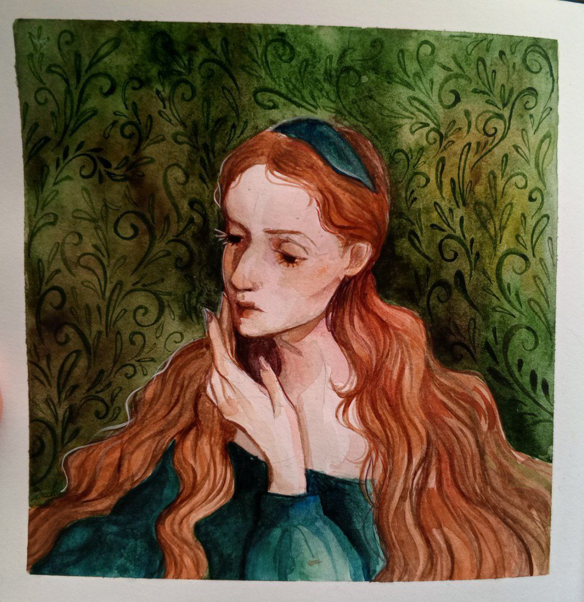 ineiarts's tweet photo. Sketchbooks exist 

#Illustration #Watercolor #portrait https://t.co/X2dJczgiTN