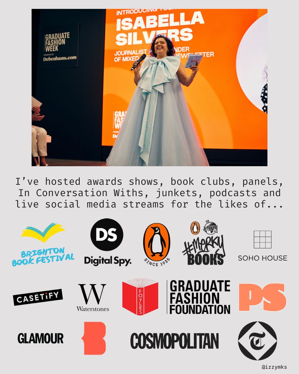 izzy_silvers's tweet photo. Want to know more about me?

I'm a journalist, host and presenter, specialising in film, TV and culture through the lens of race and identity

I can write a great feature or host your next live event, plus so much more

WORK WITH ME: https://t.co/LPdD5azeT1.silvers@gmail.com https://t.co/U32WLJSflL