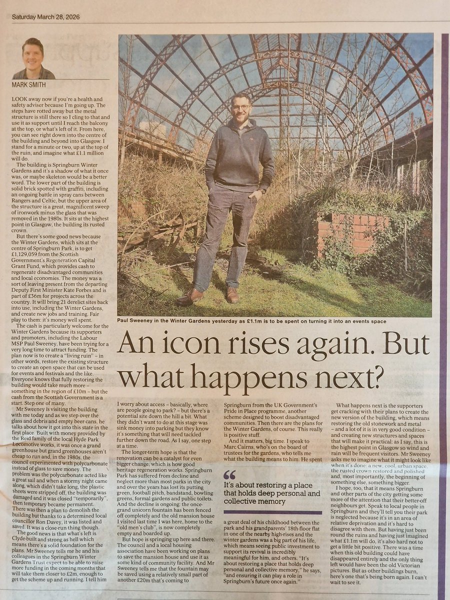 Springburn Winter Gardens Trust tweet media