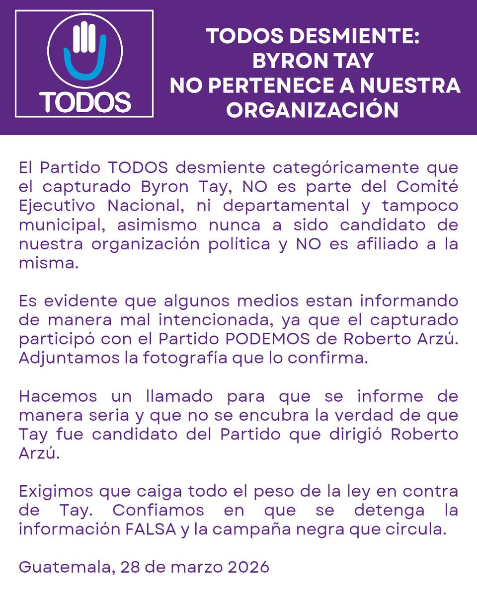 Partido TODOS tweet media