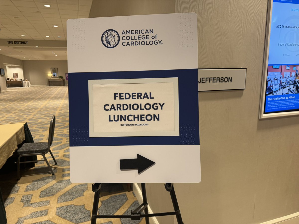 Umair2017's tweet image. 🚨 Federal Section Annual Council at #ACC26 is underway in Jefferson Ballroom @ Hilton Riverside!

VA cardiologists + those interested in a VA career: come join us 🇺🇸

@DeptVetAffairs @VAHouston #VA