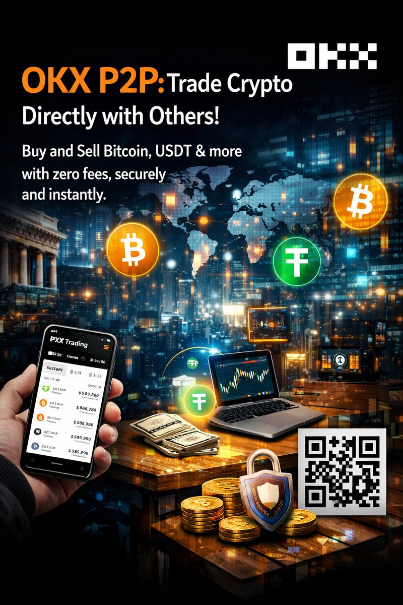 OKX P2P . Trade crypto directly with others!
okx.com/join/TYPEB