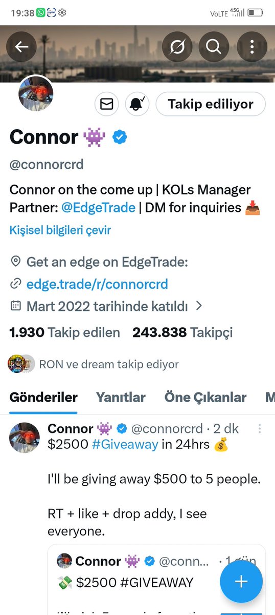 giveaway reward tweet media