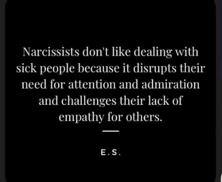 CookieKL's tweet image. Seen this... No #empathy 
They get #angry ... 🤨😡
#narcissist 👇👇👇