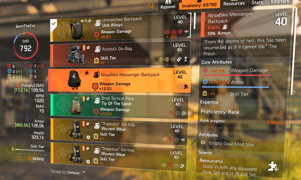 I'm not even kidding when I tell you that it took me 5 years to get this one piece of gear.

And I got it on an Alt that I was leveling just to relive that feeling of coming up from the beginning.

#TheDivision2
