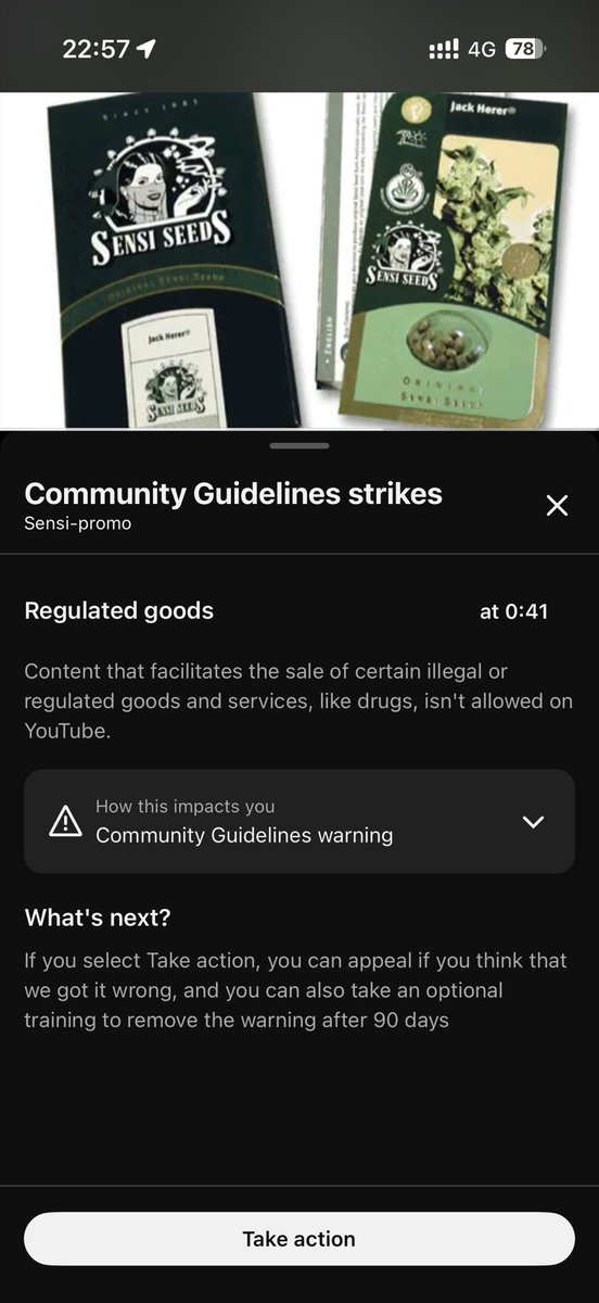 PhifeRJP's tweet photo. When @Youtube after almost 20 years takes down a one minute promo made for the 2006 #Highlife fair. Under the excuse of #cannabis / #drugs. While promoting &amp; spreading #violence #hatespeech #guns #weapons #animalcruelty and #lies through an #addictive ‘social’ platform. #shorts https://t.co/YBgpzj1BQC