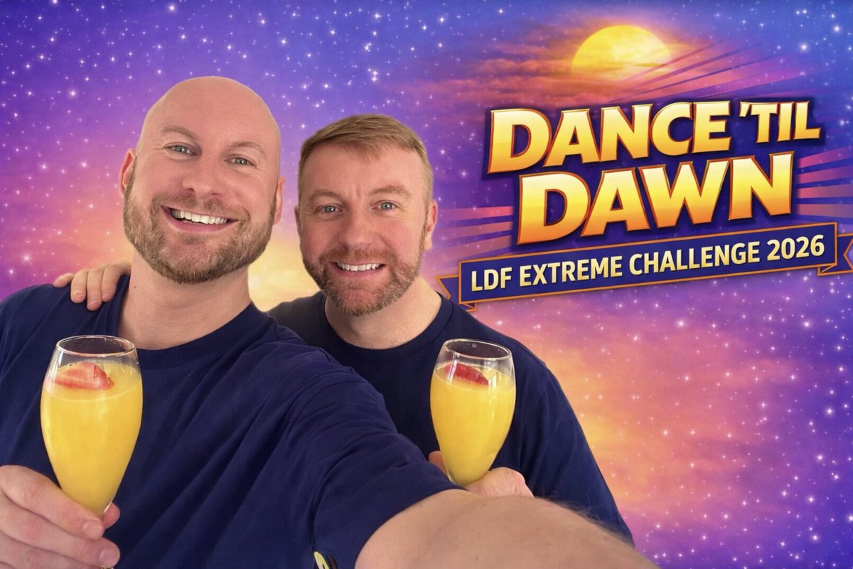 jamiewhalley's tweet photo. On Sat 9 May I’m taking part in LDF “Dance ’til Dawn”, a 12hr (5pm-5am) danceathon for @LDFoundation &amp; @CR_UK, in memory of my friend Steve Healy. Any sponsorship support appreciated 🙏 https://t.co/HlQH6q08QB https://t.co/LINNYlTA7R
