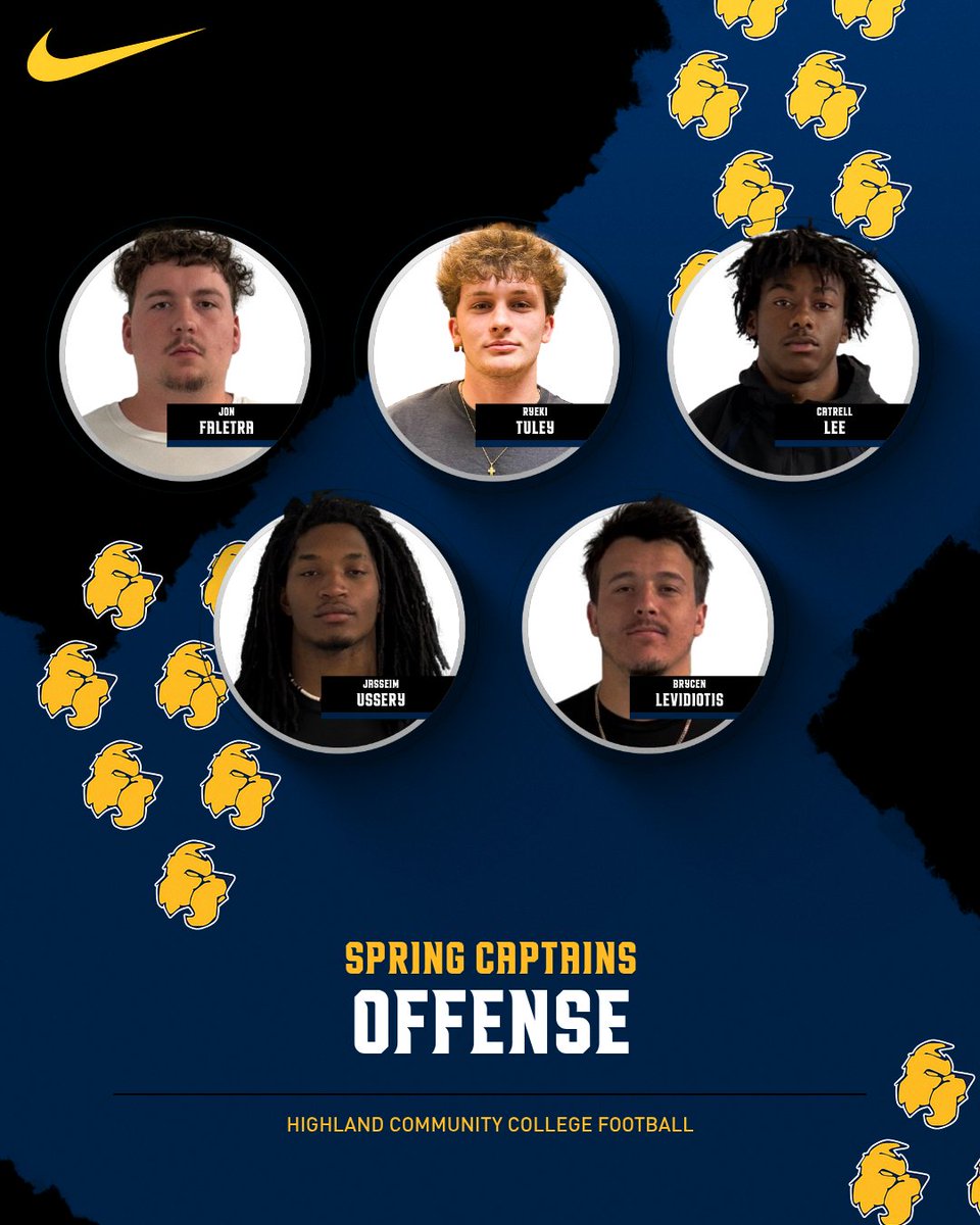 Special shout-out to our Coach-selected Offensive Spring Captains. These young men have tirelessly displayed the #ScottieStandard and have been entrusted with the responsibility to lead.

<a href="/JonFaletra/">Jon Faletra</a> 
<a href="/Ryeki_T15/">Ryeki Tuley</a> 
<a href="/CLee__11/">Catrell Lee</a> 
<a href="/u_ussery/">Jasseim ( NO LIMIT) Ussery ⭐️</a> 
<a href="/LevidiotisBryce/">B5_football</a> 

#ChasingExcellence
#FAMILY