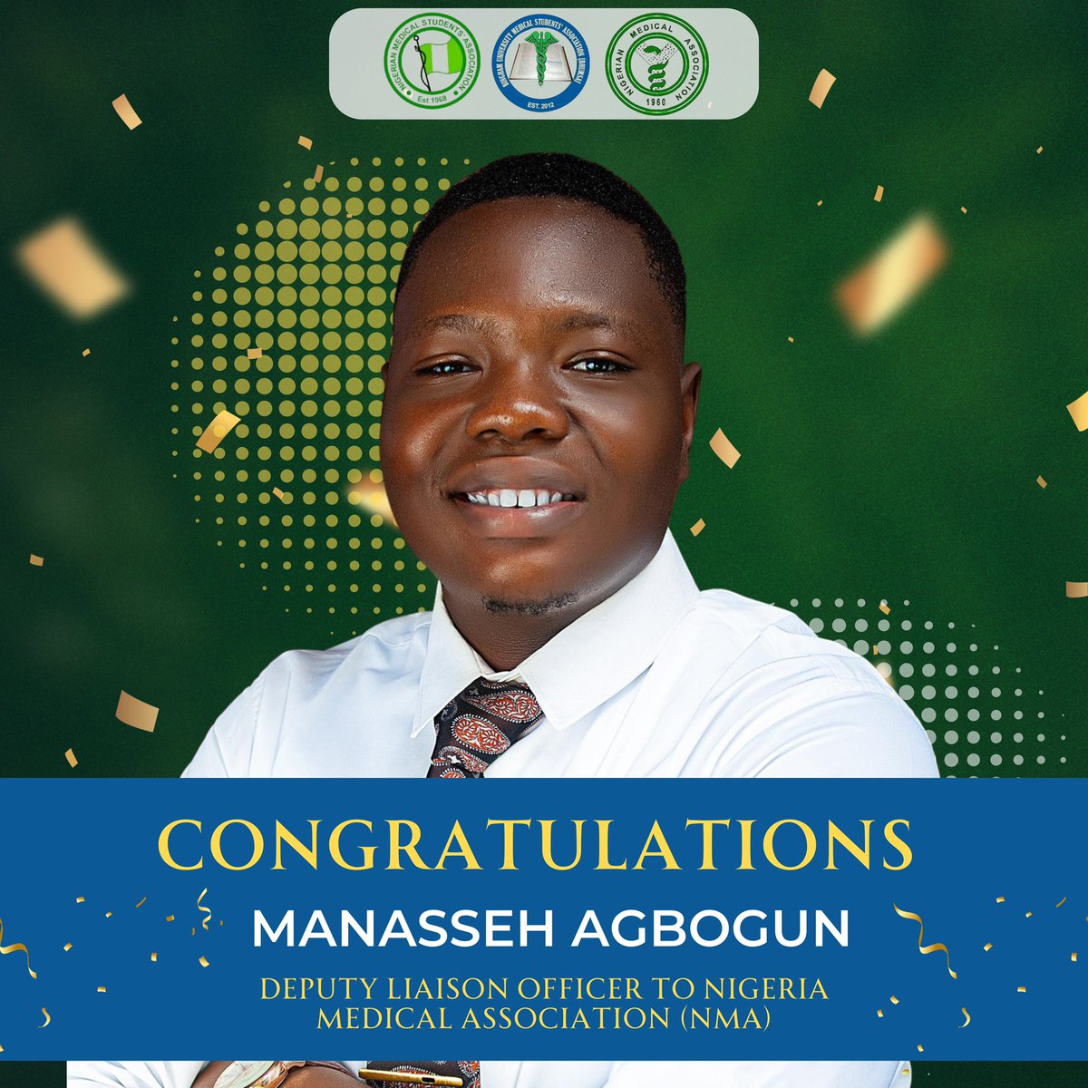 M_anasseh's tweet photo. Honored to be appointed Deputy Liaison Officer to the Nigerian Medical Association (NMA) under the Nigerian Medical Students’ Association 🩺🇳🇬

Grateful for the trust, ready for the responsibility.
Excited to represent Bingham University https://t.co/Sh6SQBqd4I