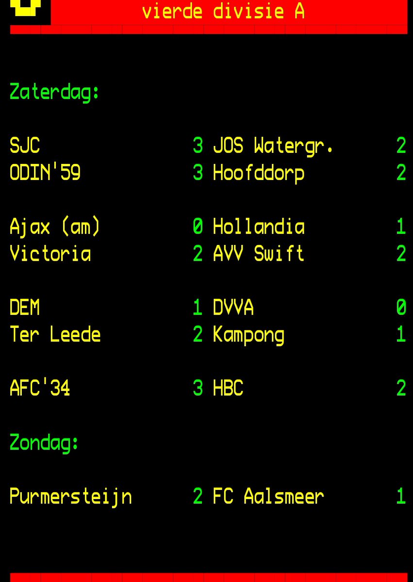 vierdedivisie tweet media