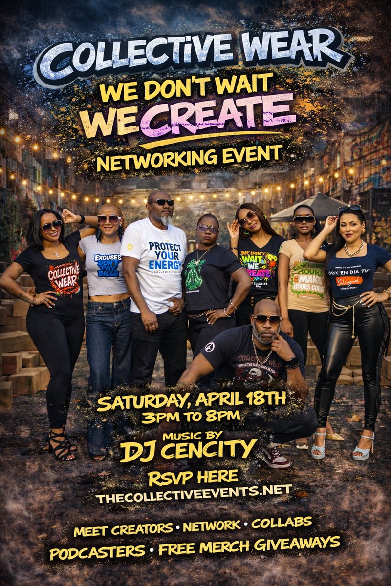D2LENT's tweet image. Your next collab won’t come from waiting.
It’ll come from showing up.
📩 RSVP: thecollectiveevents.net 
#WeDontWaitWeCreate #CreativeThreads #RaleighNC