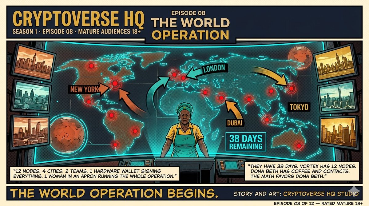 HqCryptove's tweet photo. @solanagaming #CryptoverseHQ #Bitcoin #Solana #Web3 #NFT #CryptoComics #TokenLaunch #PumpFun 👇 BE PART OF THE REVOLUTION: ✅ Like this post 🔁 Retweet now ➕ Join the Telegram community: https://t.co/CoyG5NL272… https://t.co/x9XPbmfVus