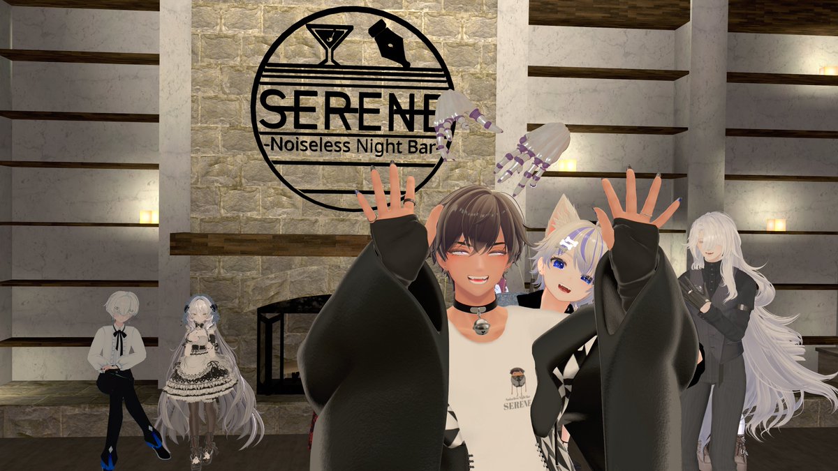 #BarSERENE に遊びに行ってきました！
行ってみたい！！という話になっていたフレンドさんと遊びに行けて、ずっと楽しくお話したり、こういうのが凄くって、無言勢のプロの方たちがいて、とお勧めするときに話していたのが伝わり倍ハッピ～でした！たのしかった～～！！