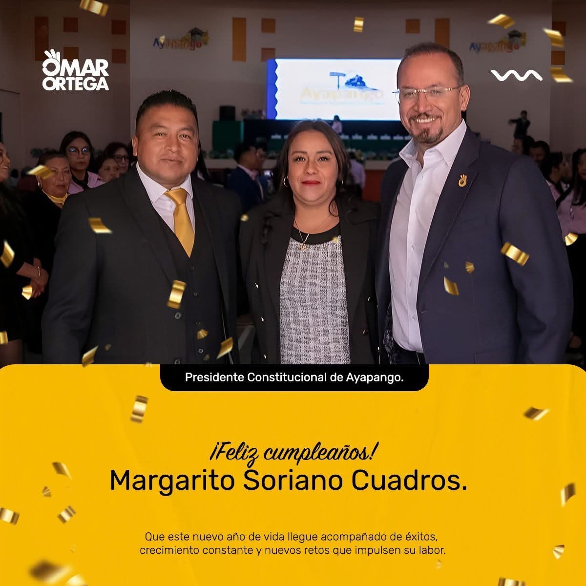 OOA_Oficial's tweet image. Hoy celebramos la vida de un gran amigo y un extraordinario servidor público, el Presidente Municipal de #Ayapango, Margarito Soriano. 🥳🎂

Tu compromiso, trabajo y cercanía son elementos que te distinguen como persona. 

¡Todo mi reconocimiento y un abrazo con cariño!

#OOA