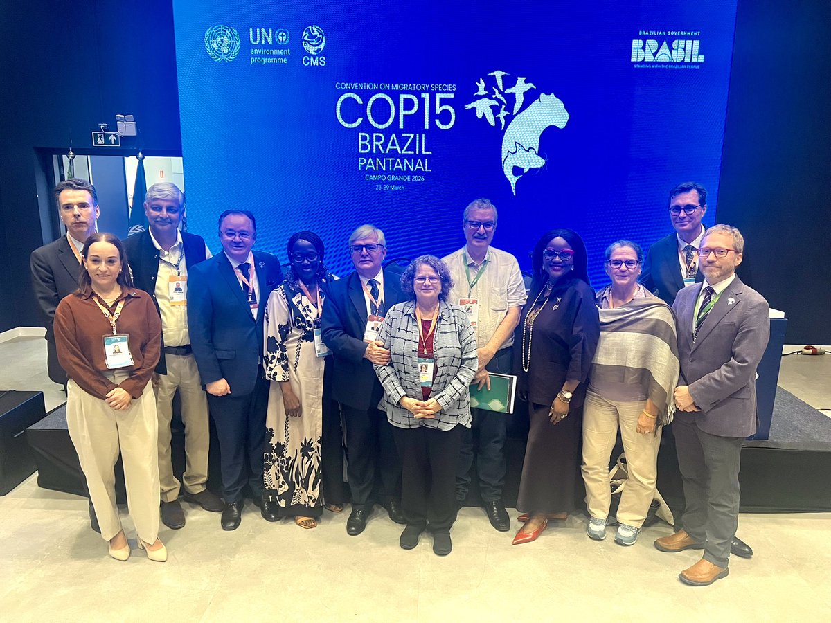 vivek4wild's tweet photo. What a wonderful @BonnConvention COP15 we have had in Campo Grande # Brazil. Several species listed in the appendices. Fabulous reception by the Brazilian Government. Great work by the Sectt. Happy to head @IUCNssc at the COP with a dozen specialist groups at least! https://t.co/9TK0LKuYKH