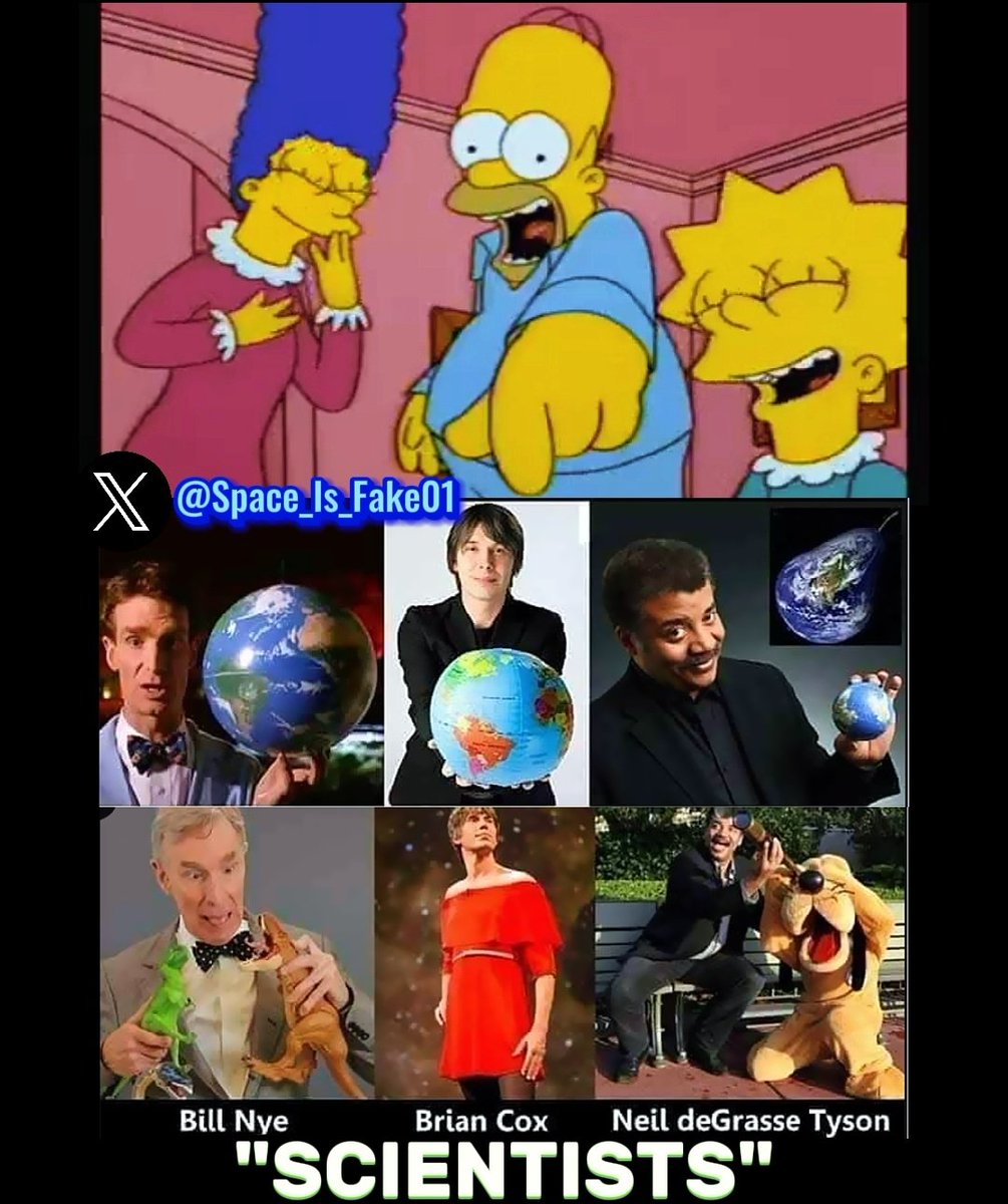 Space_Is_Fake01's tweet photo. Pseudoscientists not actual scientists.
#FlatEarth #Pseudoscientists #SpaceIsFake #Pseudoscience #ResearchFlatEarth #JesusIsKing👑 https://t.co/dVfnxhmxKJ