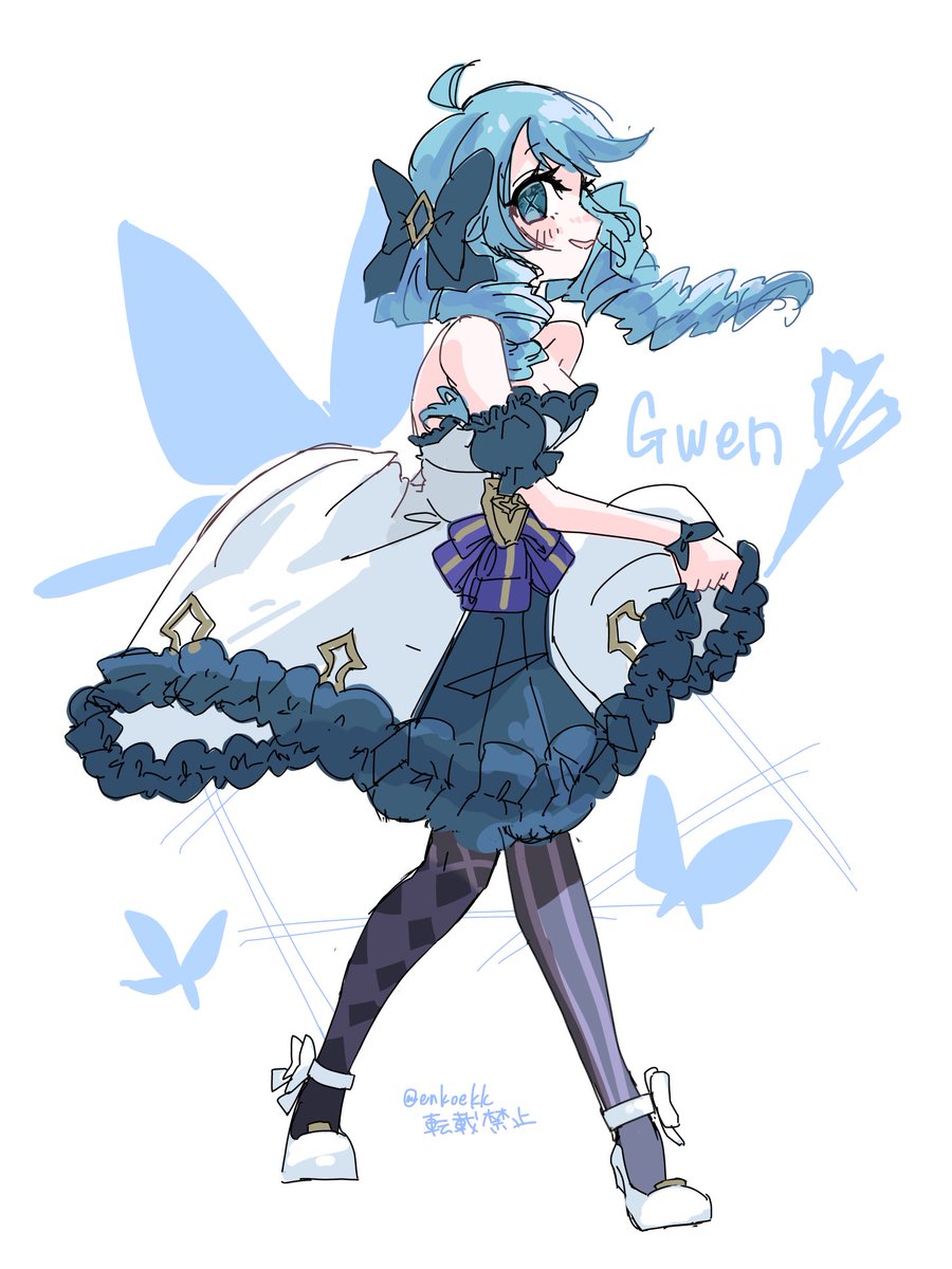 enkoekk's tweet photo. #Gwen  #ArtofLegends https://t.co/TGlsXNJCE0