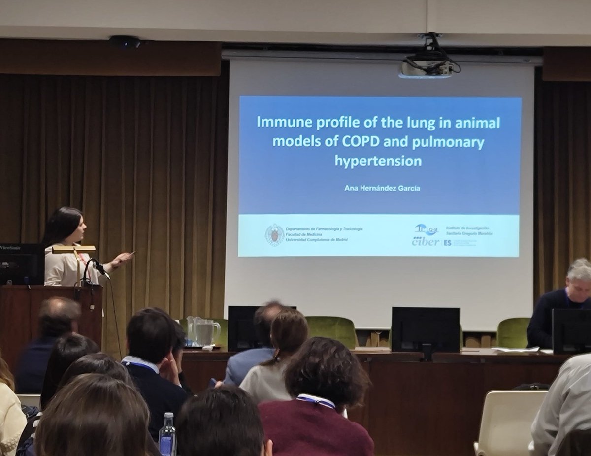 <a href="/PPVessels/">Pharmacology of Pulmonary Vessels</a> at 10th Pulmonary Hypertension Research Meeting, organized by #CIBERES

A great opportunity to share ideas, foster collaboration, and drive progress in pulmonary vascular research 🫁

<a href="/CIBER_ISCIII/">CIBER ISCIII</a> <a href="/FarmaMed_UCM/">FarmaMed_UCM</a> <a href="/unicomplutense/">Complutense</a> <a href="/fundacionhp/">Fundación contra la Hipertensión Pulmonar</a>