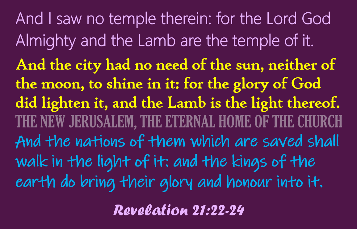 🧵 01 / 02  
Dr J. Vernon McGee - Sunday Sermon
The New Jerusalem, the Eternal Home of the Church