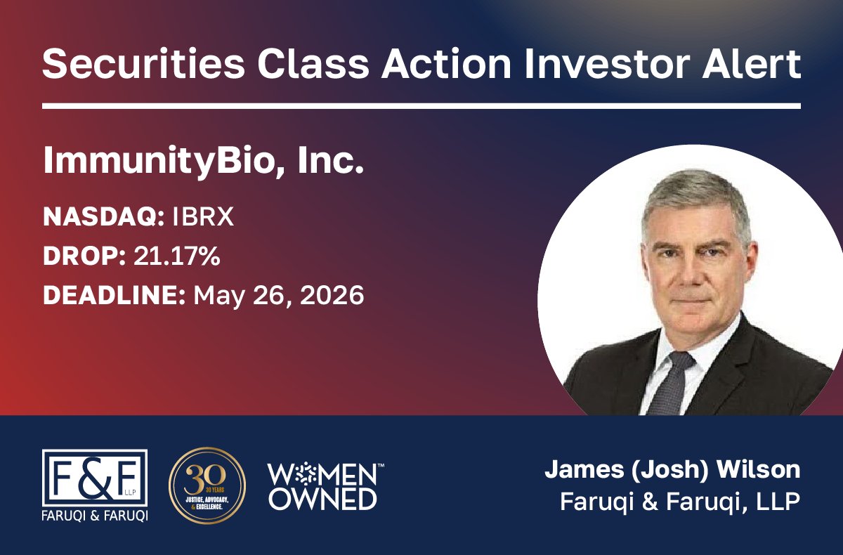 Faruqi & Faruqi tweet media