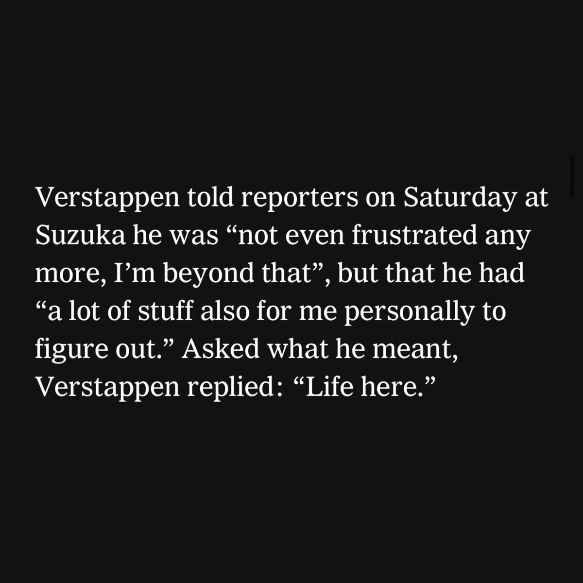 🏎️Formula Bone🦴 tweet media