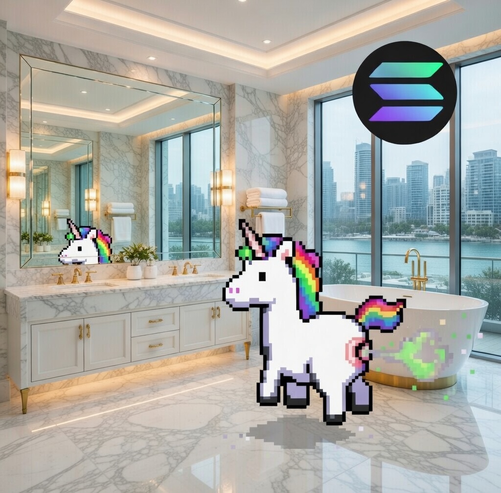Pixelated Farting Unicorn tweet media