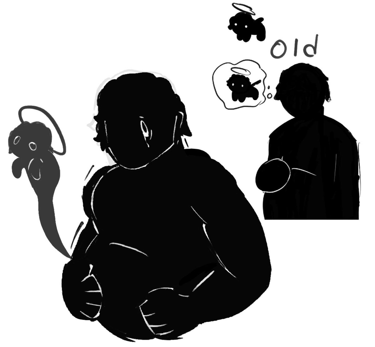 NotHenryDumb's tweet photo. Stillborn void mpreg redraw commission for @Vacuous35 https://t.co/DoypsSMuJl