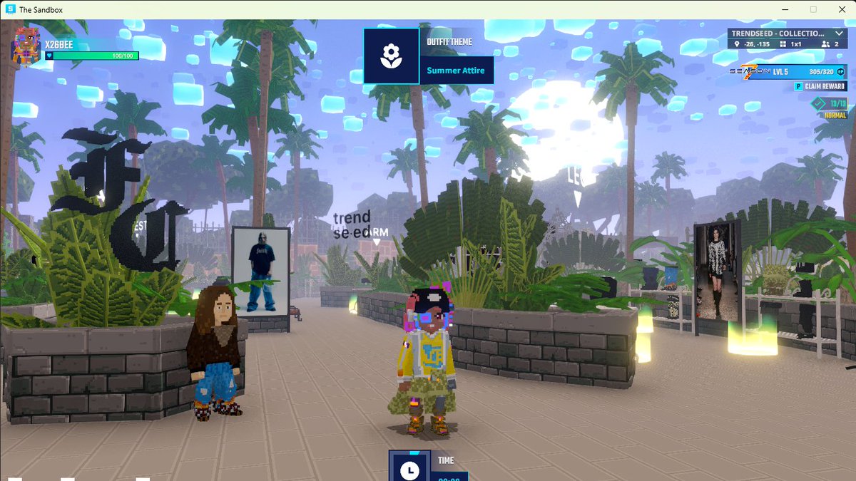 x26bee's tweet photo. New look, new me. Glasses unlocked in The Sandbox Season 7. Selfie posted. @TheSandboxGame  https://t.co/NanbaTkNrL #Season7 https://t.co/BBA90jLdRH