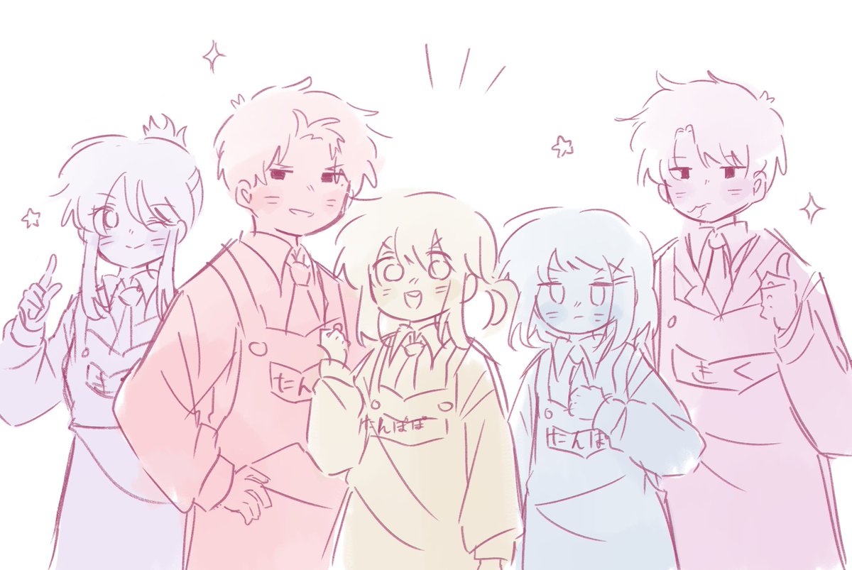 💜❤️💛💙🩷
#幼稚園WARS_FA